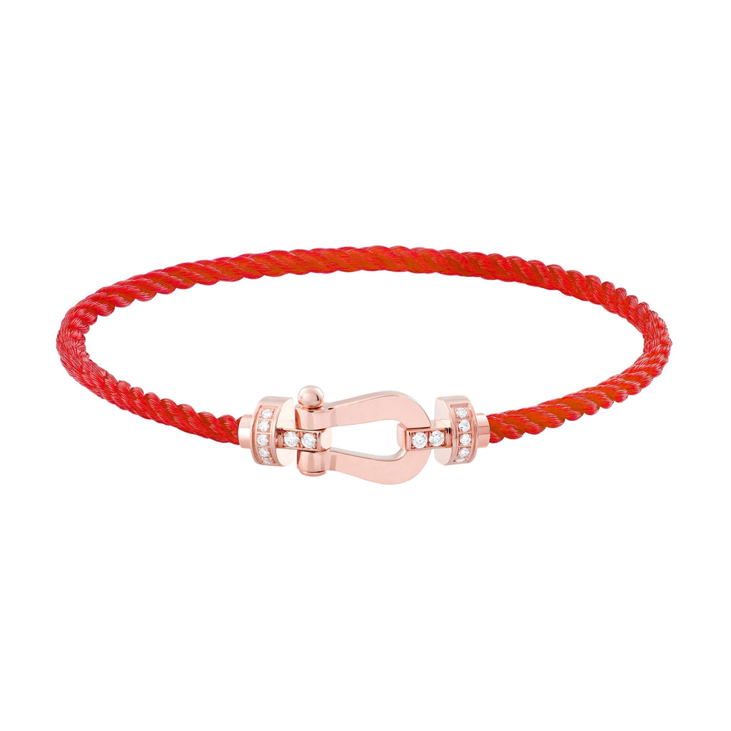 ??Loco?¡¥FORCE 10 HALF DIAMOND PINK GOLD RED CORDERI LARGE AND MEDIUM MODEL