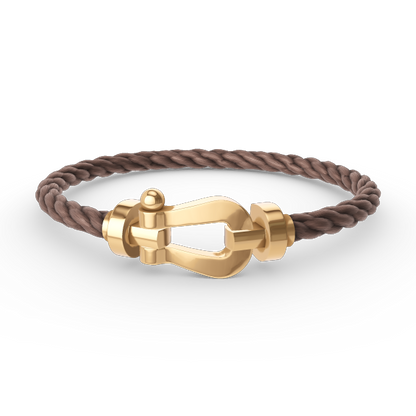 [moco jewelrys]FORCE LARGE HORSESHOE NO DIAMOND BRACELET GOLD