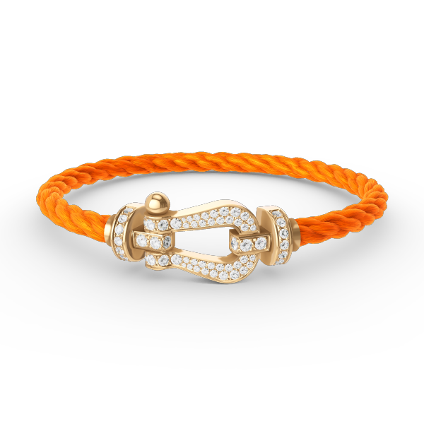 ??Loco?¡¥FORCE LARGE HORSESHOE FULL DIAMOND BRACELET GOLD