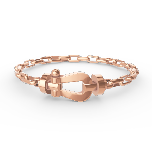 ??Loco?¡¥FORCE LARGE HORSESHOE CLASP  METAL BRACELET