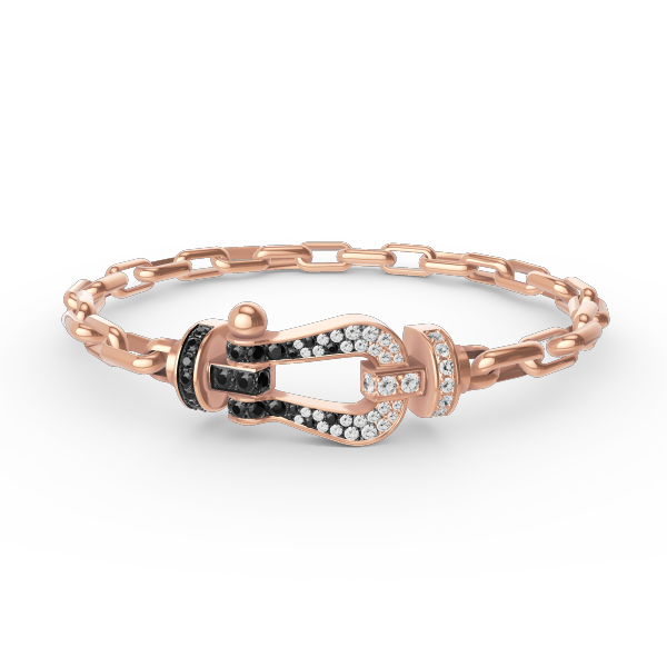 ??Loco?¡¥FORCE LARGE HORSESHOE CLASP  METAL BRACELET