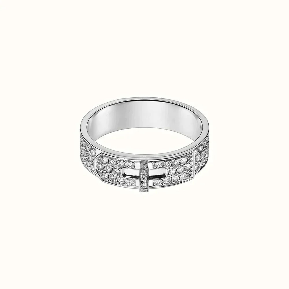 [moco jewelrys]KELLY SILBER-DIAMANTRING