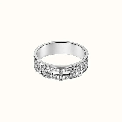 [moco jewelrys]KELLY SILBER-DIAMANTRING