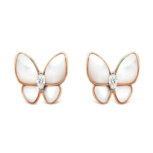 [moco jewellerys]バタフライモップダイヤモンドイヤリング