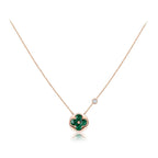 ??Loco?¡¥SUN PEDANT PINK GOLD 1 DIAMOND NECKLACE