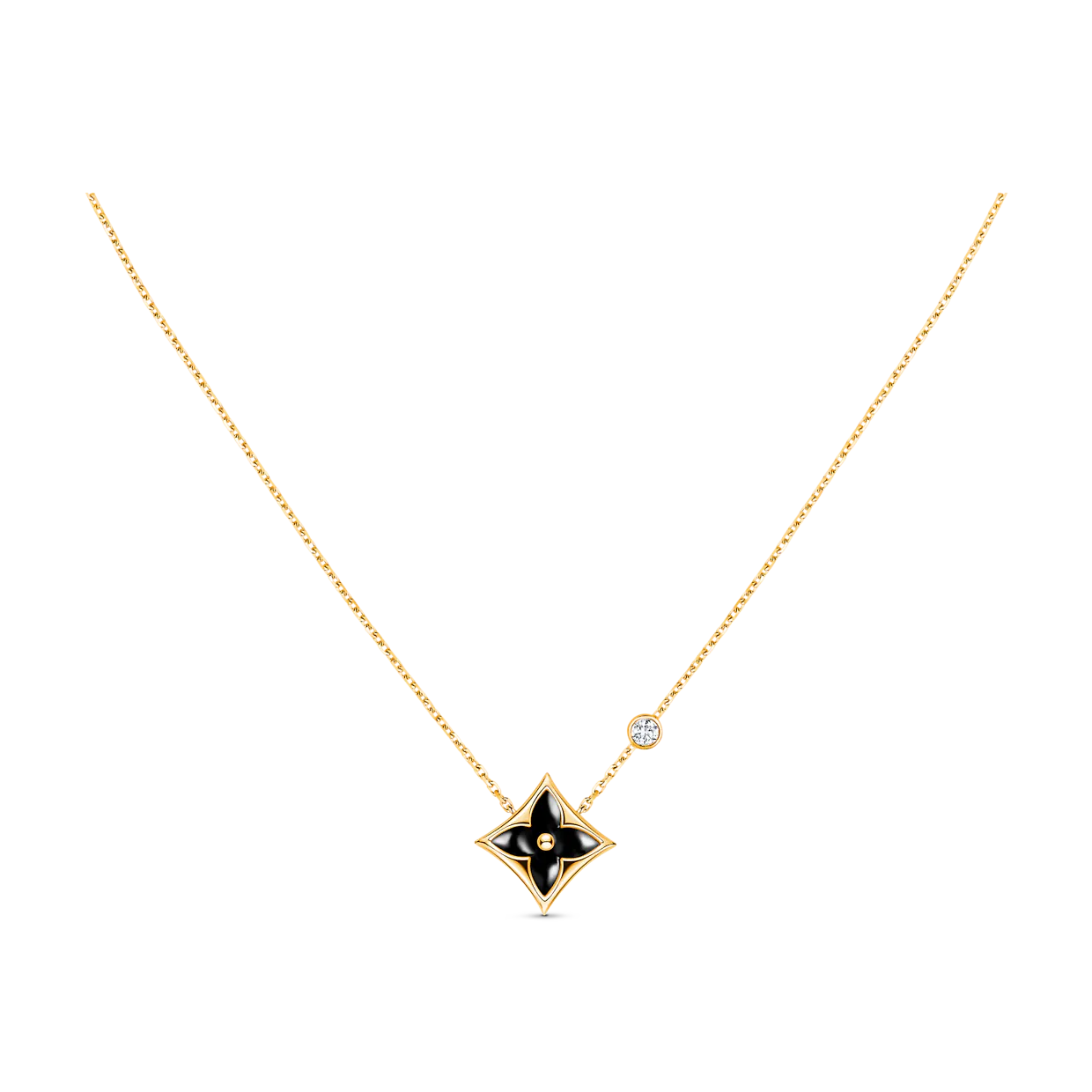 ??Loco?¡¥STAR BLACK MOP NECKLACE