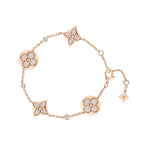 ??Loco?¡¥STAR AND SUN 4 MOTIFS GOLD DIAMONDS BRACELET