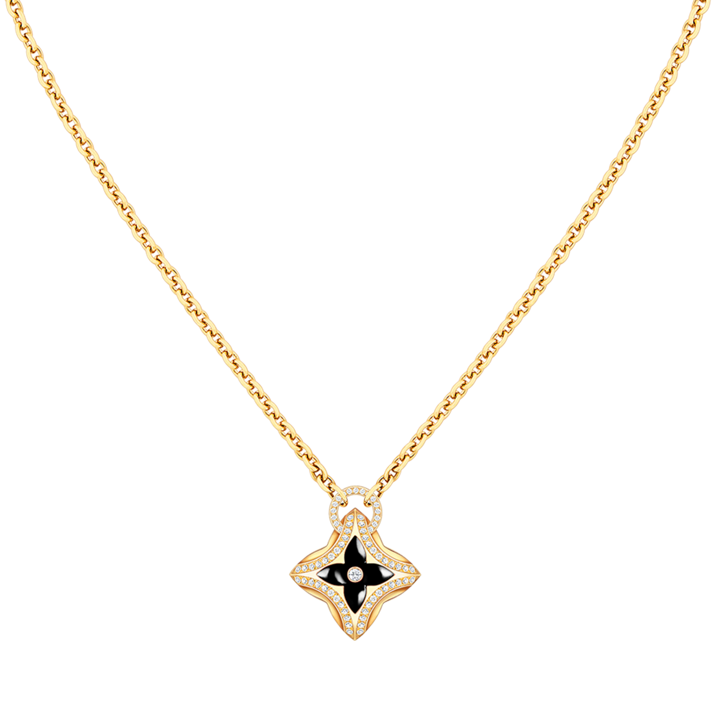 [moco jewelrys]Sternanhänger, Halskette aus roségoldenem Diamanten
