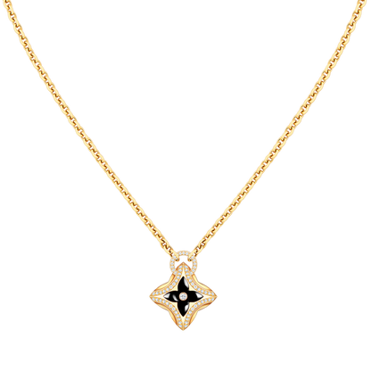 [moco jewelrys]Sternanhänger, Halskette aus roségoldenem Diamanten