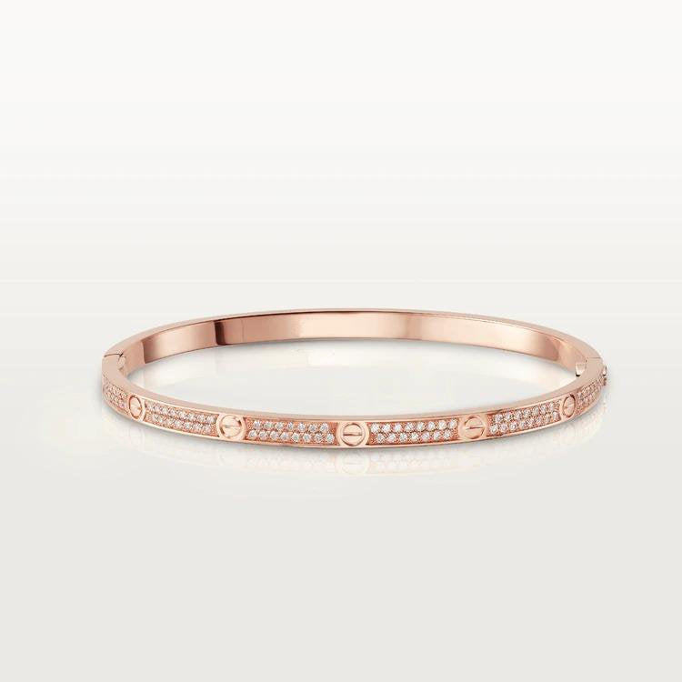 ??Loco?¡¥LOVE BRACELET 3.65MM DIAMOND-PAVED