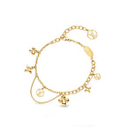 ??Loco?¡¥BLOOMING PINK GOLD MOP BRACELET