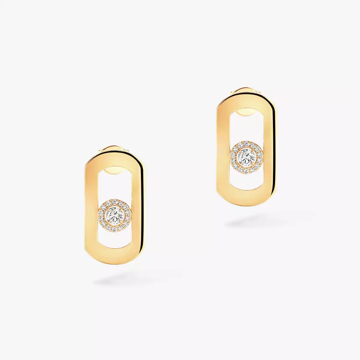 [moco jewelrys]So Move Diamond Earrings in Yellow Gold