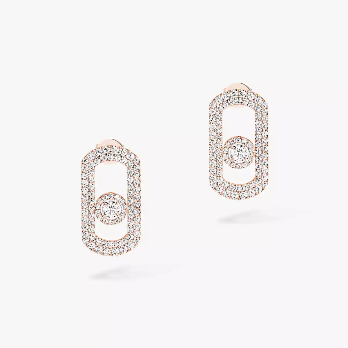 [moco jewelrys]So Move Pave_-Set Diamond Earrings in Silver
