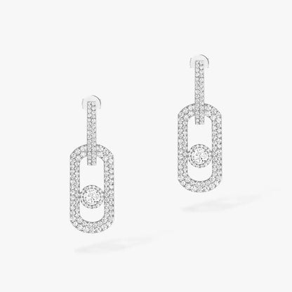 [moco jewelrys]So Move XL Pave_-Set Diamond Pendant Earrings
