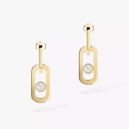 [moco jewelrys]So Move XL Diamond Pendant Earrings