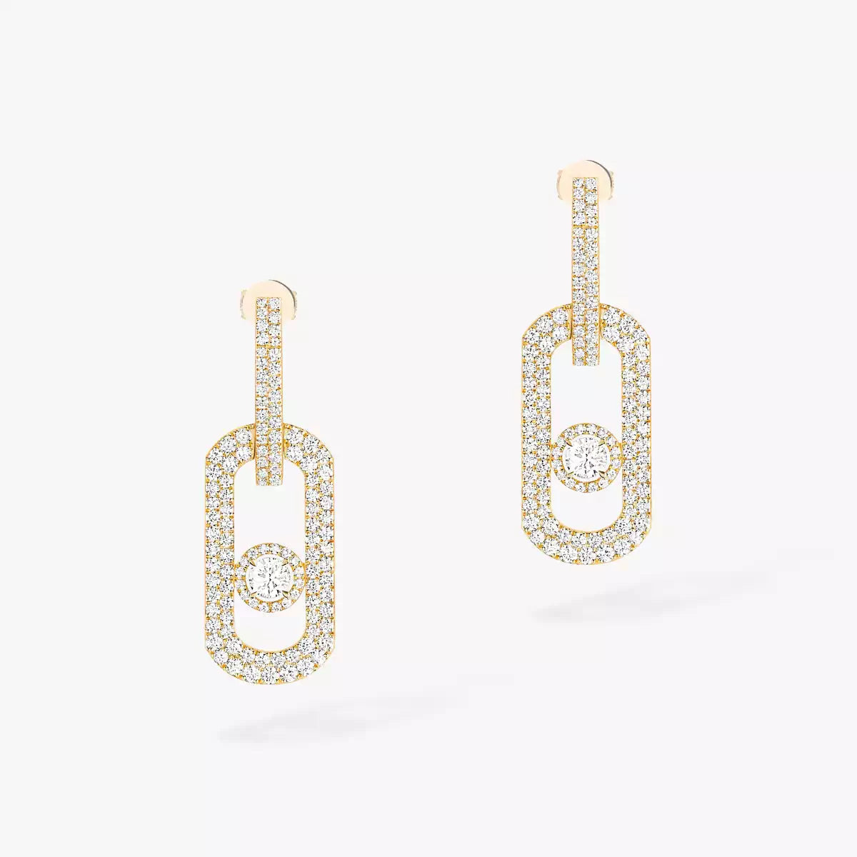 [moco jewelrys]So Move XL Pave_-Set Diamond Pendant Earrings