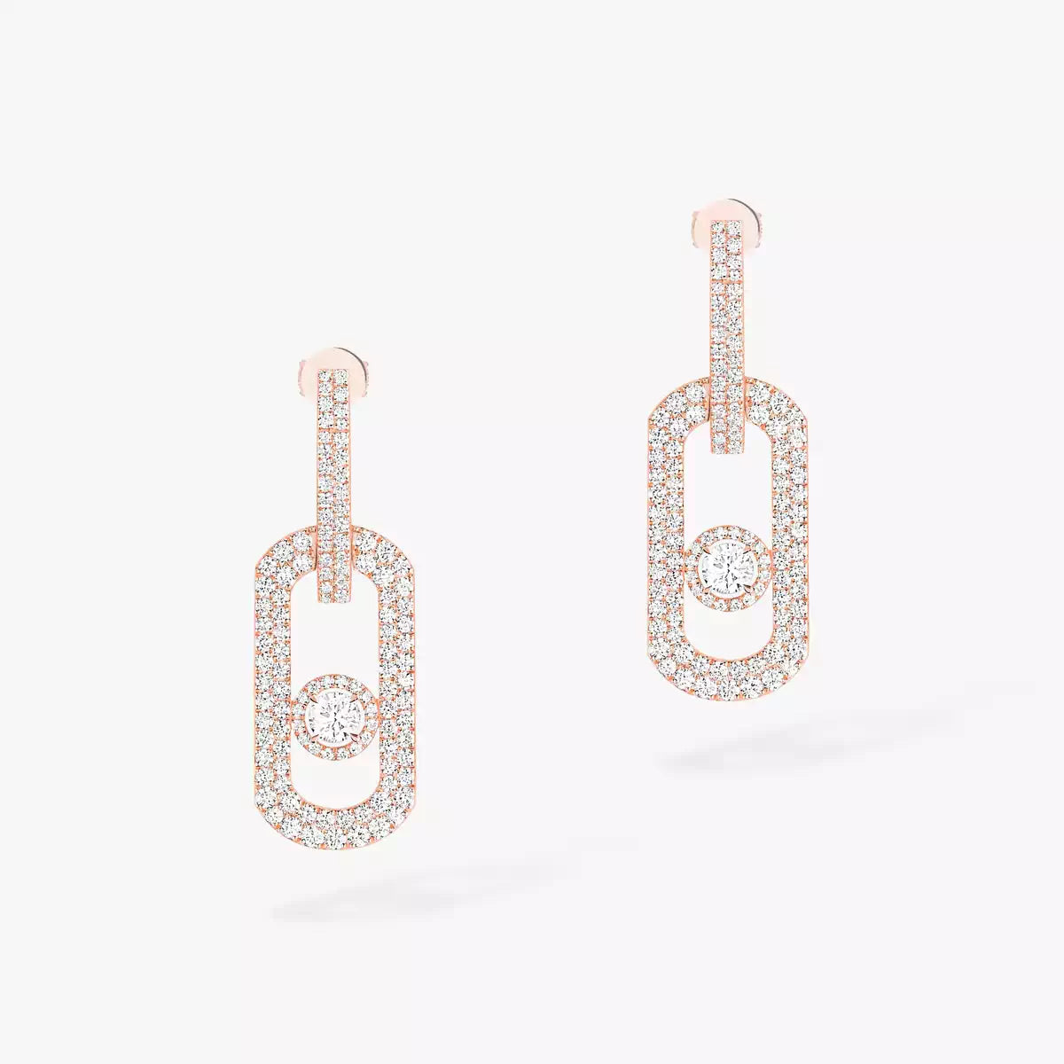 [moco jewelrys]So Move XL Pave_-Set Diamond Pendant Earrings