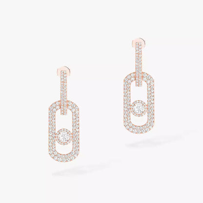 [moco jewelrys]So Move XL Pave_-Set Diamond Pendant Earrings