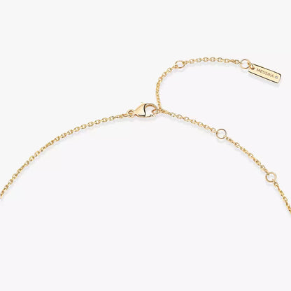 [moco jewelrys]Lucky Eye Diamond Necklace in Rose Gold and Turquoise