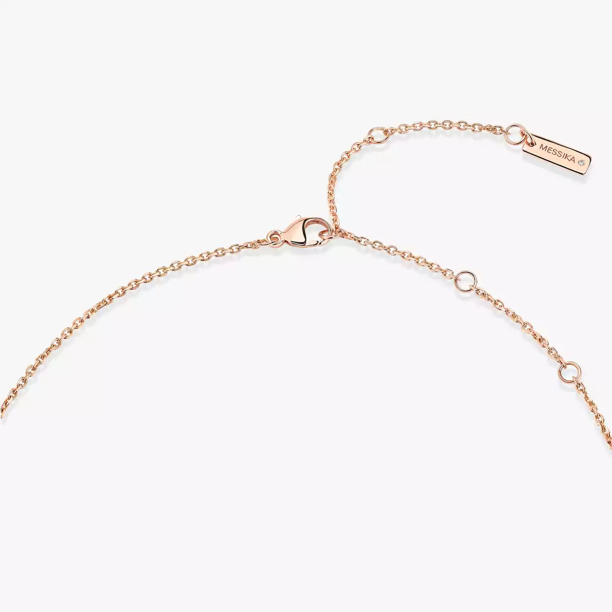 [moco jewelrys]Lucky Eye Diamond Necklace in Rose Gold and Turquoise