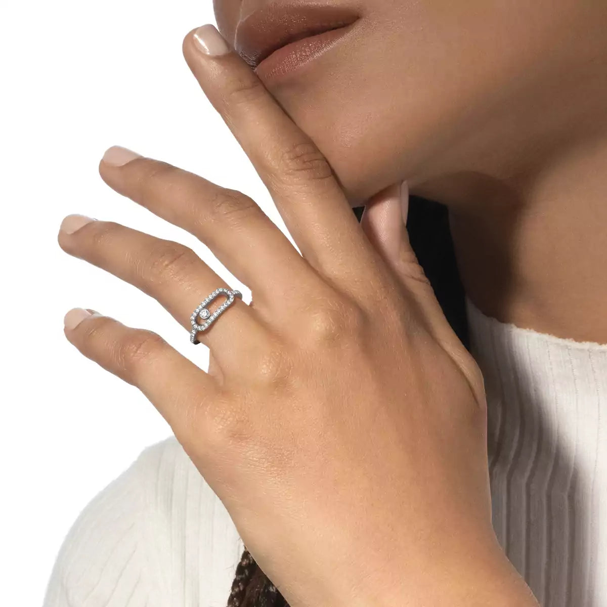 [moco jewelrys]Move Uno Diamond Ring in Gold