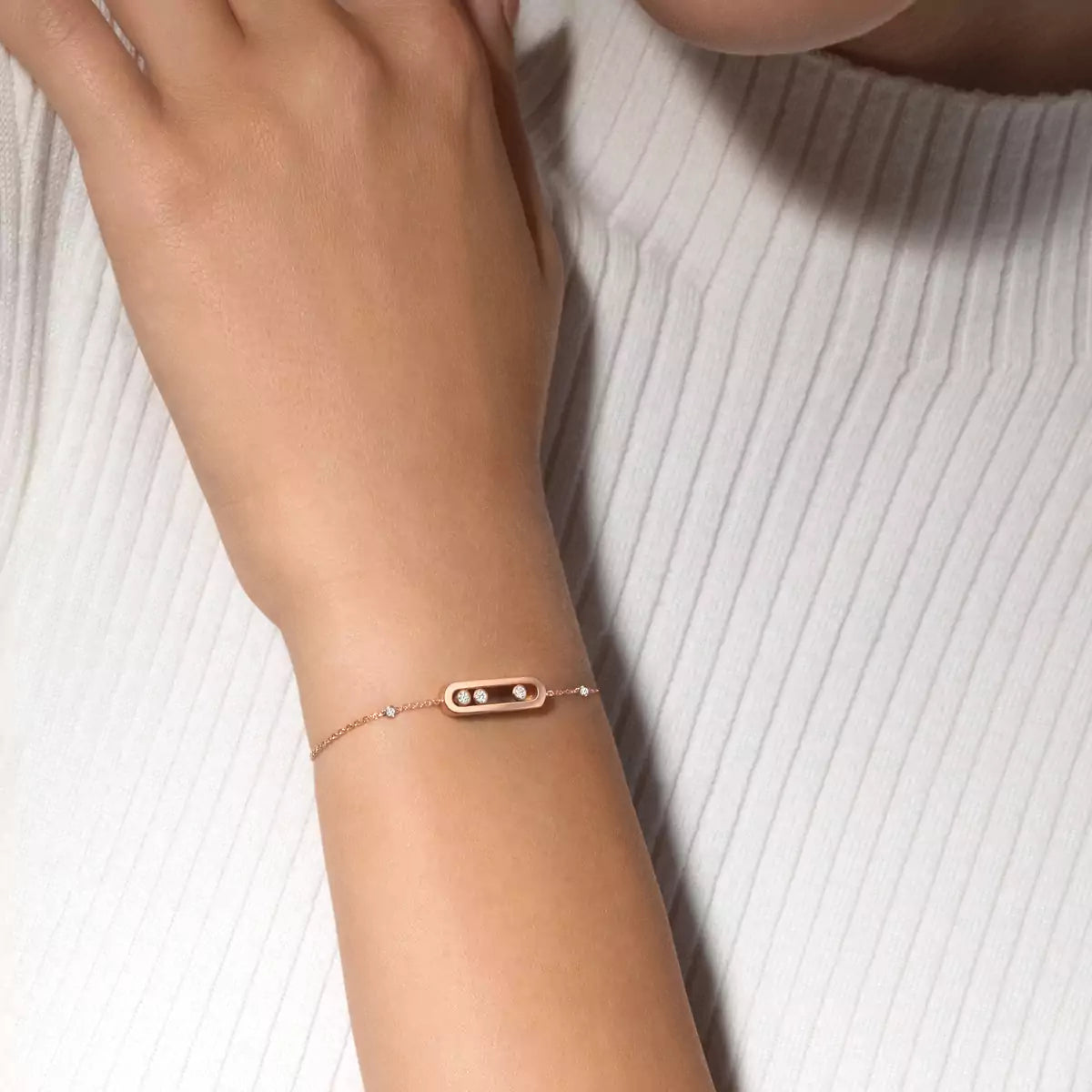 [moco jewelrys]Baby Move Diamond Bracelet