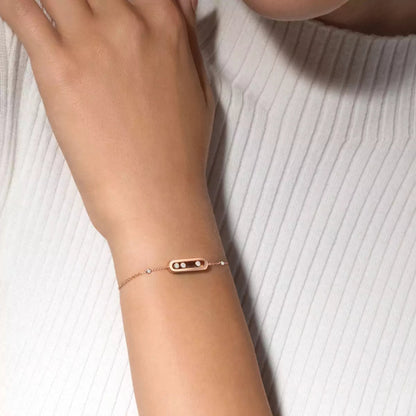 [moco jewelrys]Baby Move Diamond Bracelet