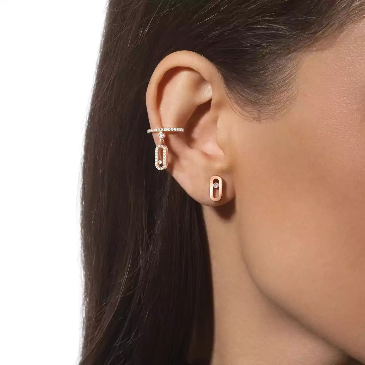 [moco jewelrys]Move Uno Diamond Stud Earrings
