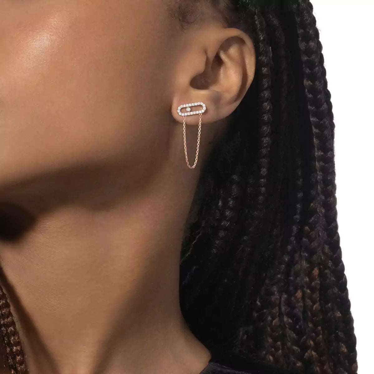 [moco jewelrys]Move Uno Diamond Earrings