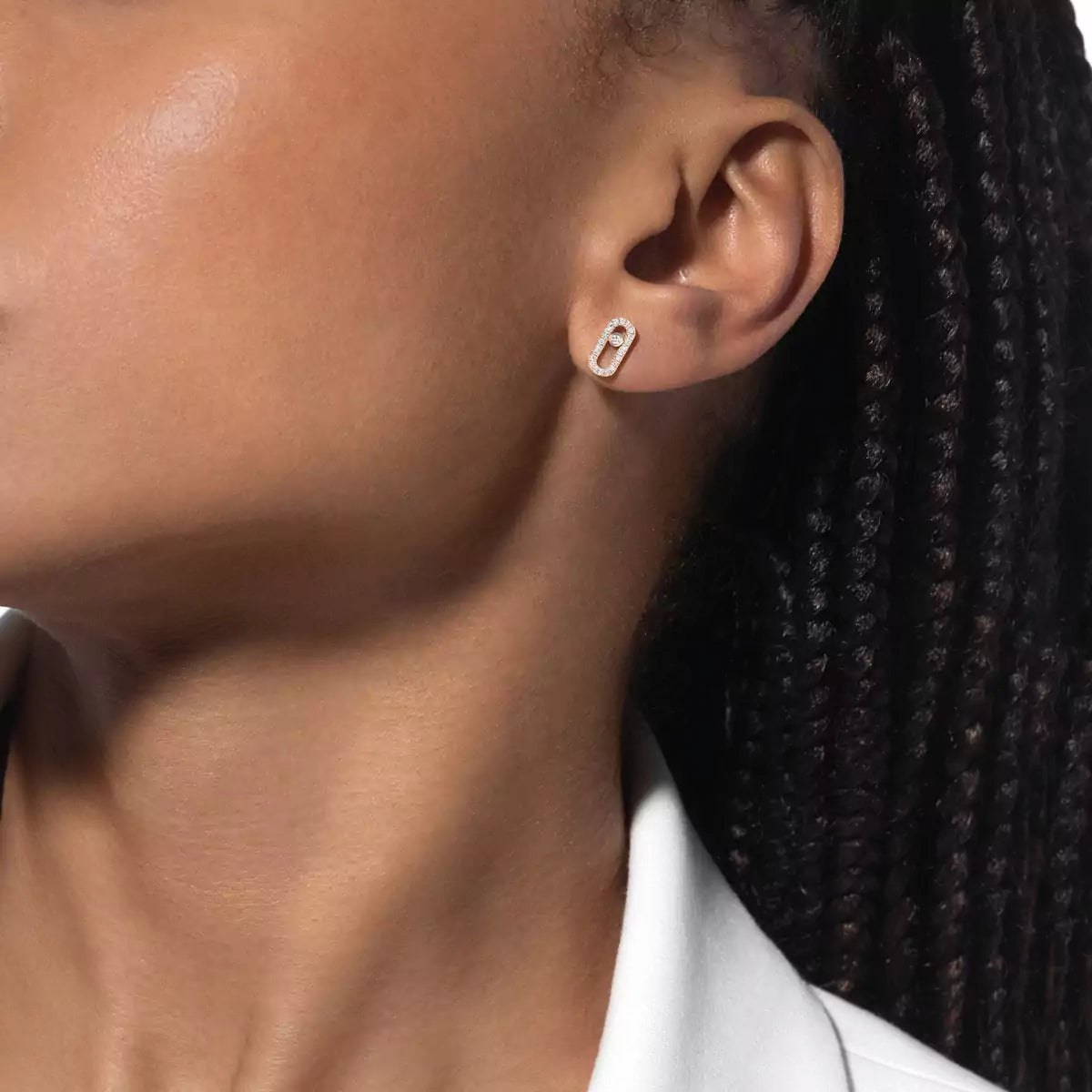 [moco jewelrys]Move Uno Diamond Earrings