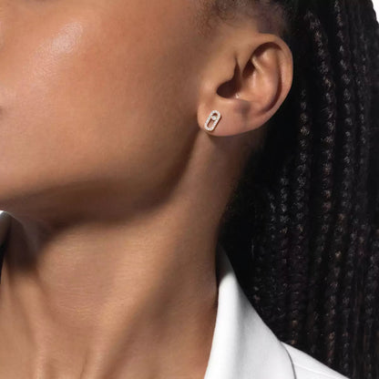 [moco jewelrys]Move Uno Diamond Earrings