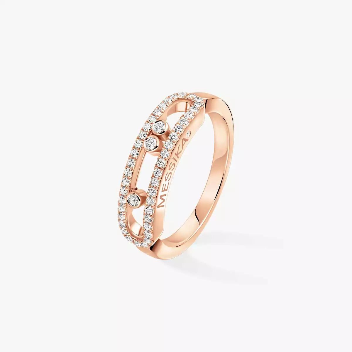 [moco jewelrys] Baby Move Gold Diamond Pave_ Ring
