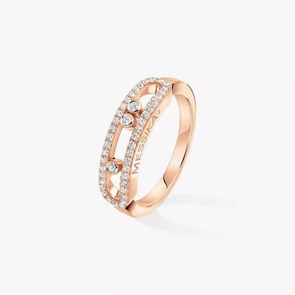 [moco jewelrys] Baby Move Gold Diamond Pave_ Ring