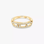 [Loco jewelrys] Baby Move Gold Diamond Pave_ Ring