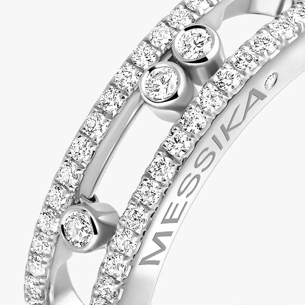 [moco jewelrys] Baby Move Gold Diamond Pave_ Ring