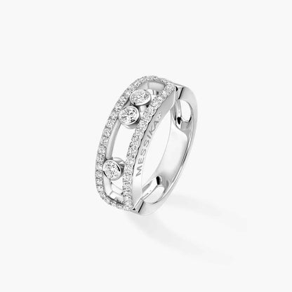 [moco jewelrys] Move Gold Diamond Pave_ Ring