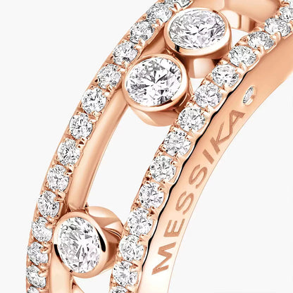 [moco jewelrys] Move Gold Diamond Pave_ Ring