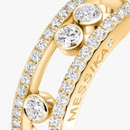 [Loco jewelrys] Move Gold Diamond Pave_ Ring