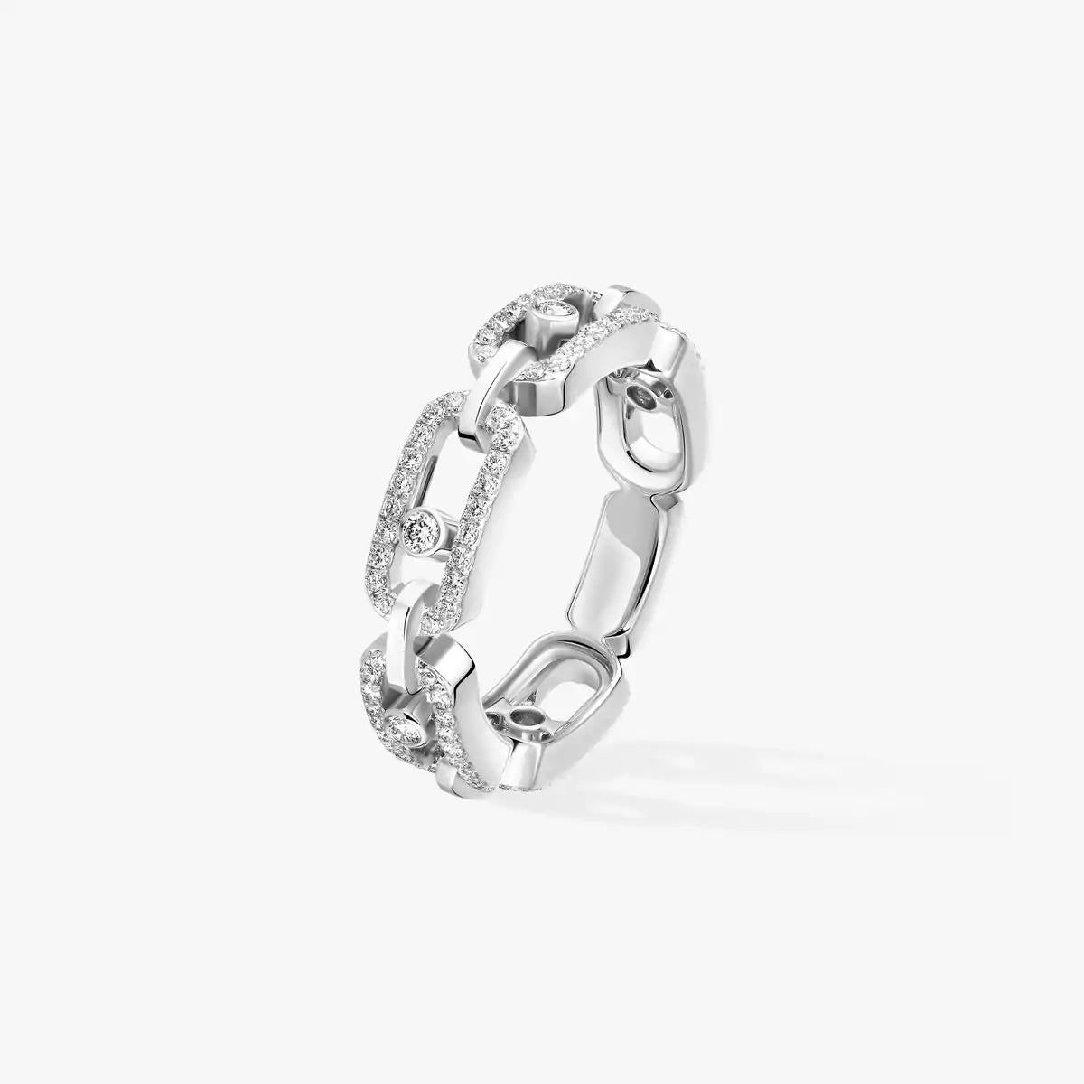 [moco jewelrys]Move Link Pave_-Set Diamond Ring in Gold