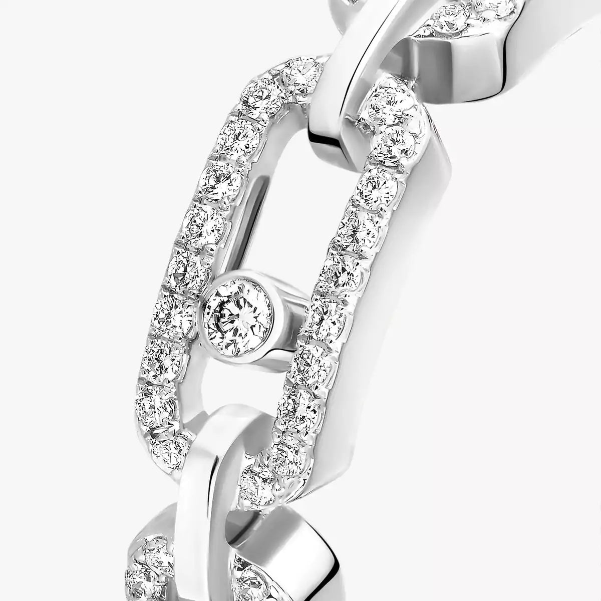 [moco jewelrys]Move Link Pave_-Set Diamond Ring in Gold