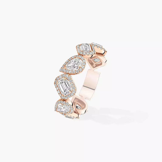 [moco jewelrys]Diamond Wedding Ring My Twin