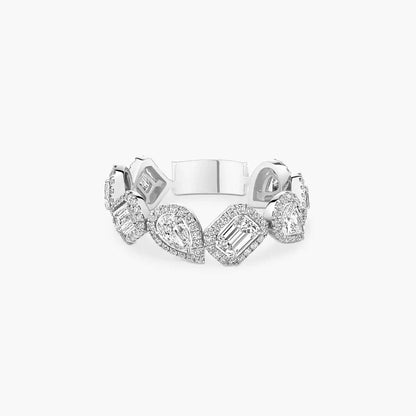 [moco jewelrys]Diamond Wedding Ring My Twin