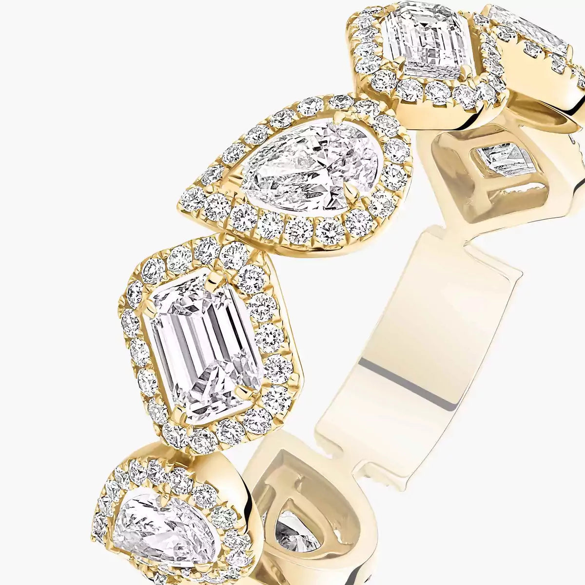 [moco jewelrys]Diamond Wedding Ring My Twin
