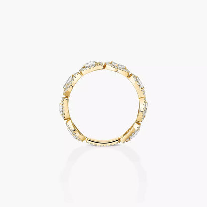 [moco jewelrys]Diamond Wedding Ring My Twin