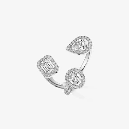 [[moco jewelrys] Diamond Ring 0,25ct My Twin Trilogy