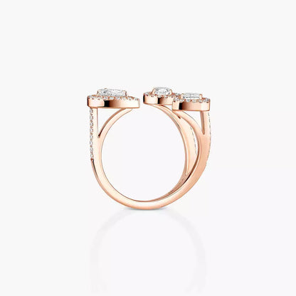[[moco jewelrys] Diamond Ring 0,25ct My Twin Trilogy