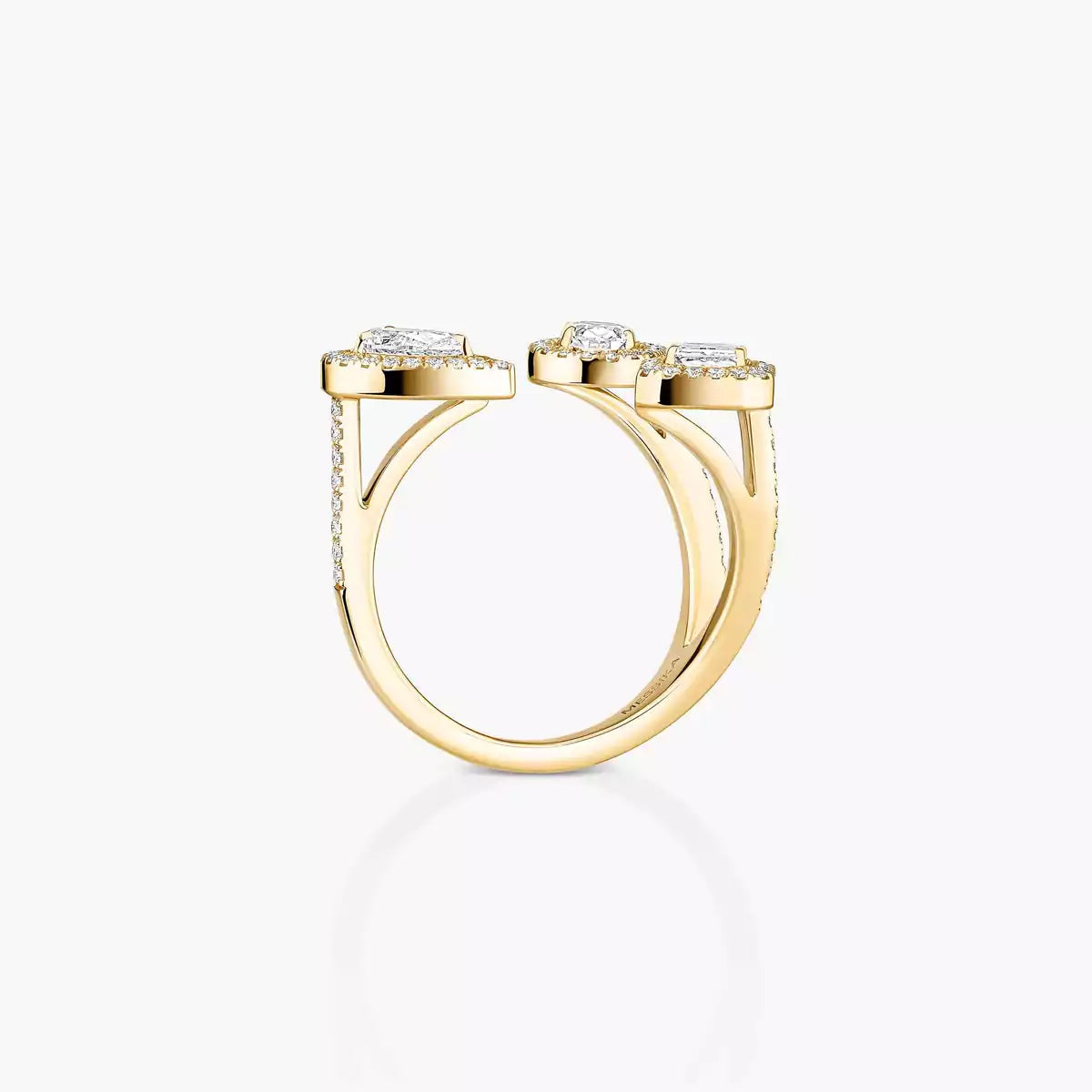 [[moco jewelrys] Diamond Ring 0,25ct My Twin Trilogy