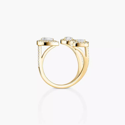 [[moco jewelrys] Diamond Ring 0,25ct My Twin Trilogy