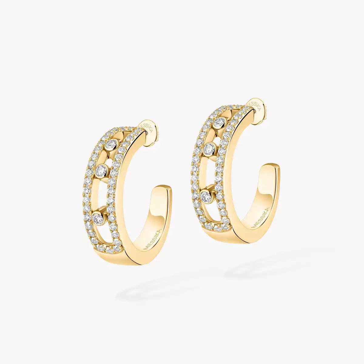 [moco jewelrys]Diamond Pave_ Hoop Earrings Move