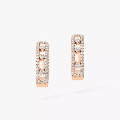 [moco jewelrys]Diamond Pave_ Hoop Earrings Move